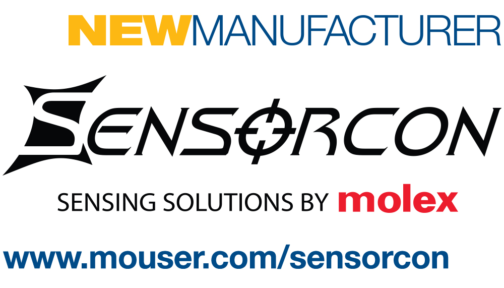 Mouser Signs Global Agreement with Molex Sensorcon to Distribute Pocket-Sized Environmental Sensor Solutions